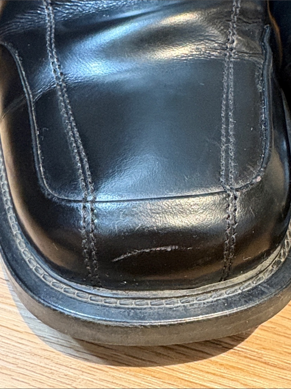 Kenneth Cole Black Leather Slip-On Loafers - Picture 6 of 6